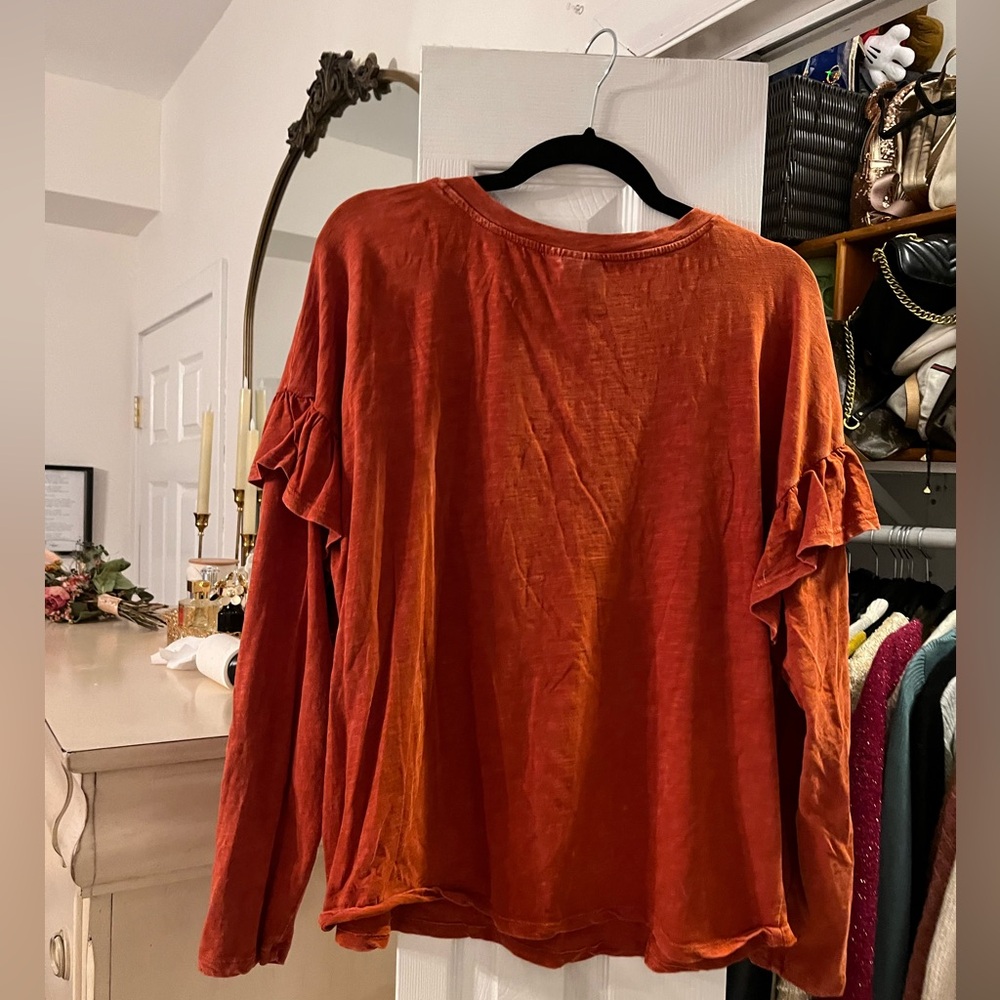 Universal Thread Ruffle Arm Top - image 3